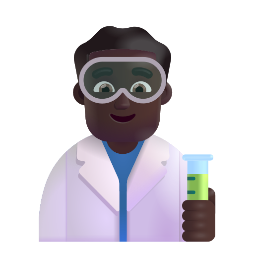 Scientifique Homme: Peau Foncée