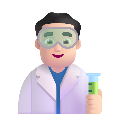 Scientifique Homme: Peau Claire