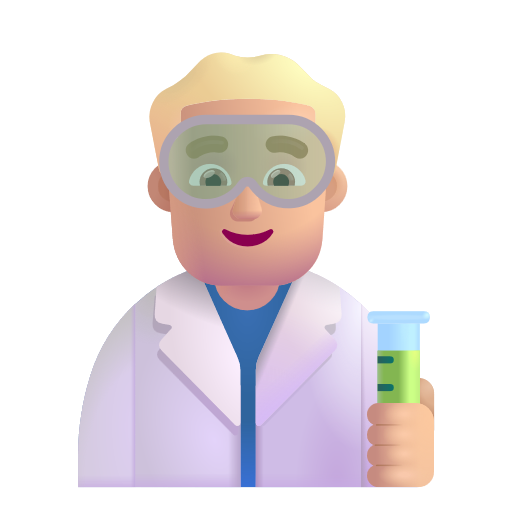 Scientifique Homme: Peau Moyennement Claire