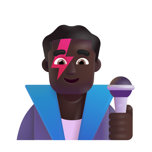 Chanteur: Peau Foncée
