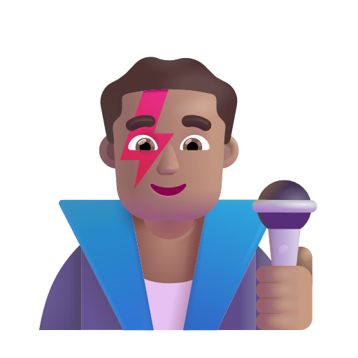 Chanteur: Peau Moyenne