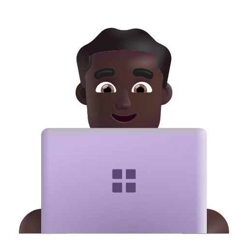 Informaticien: Peau Foncée