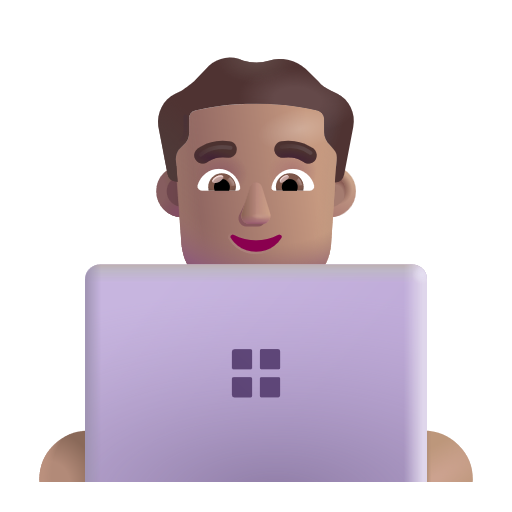 Informaticien: Peau Moyenne