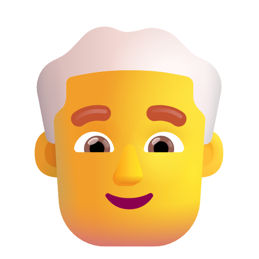 Homme: Cheveux Blancs