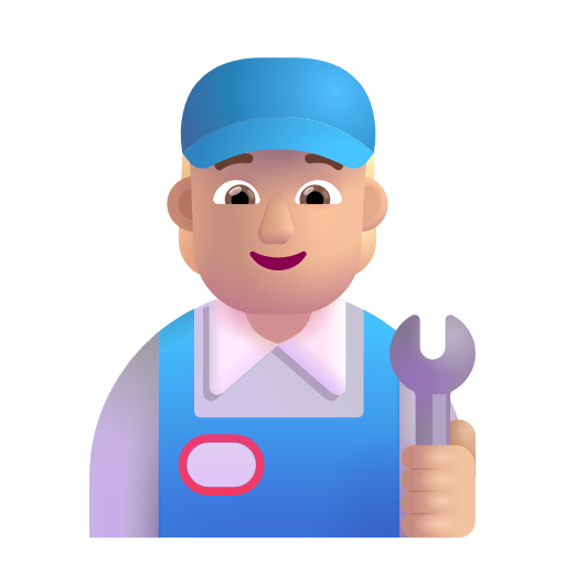 Mécanicien (Tous Genres): Peau Moyennement Claire