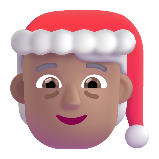Personne Noël: Peau Moyenne