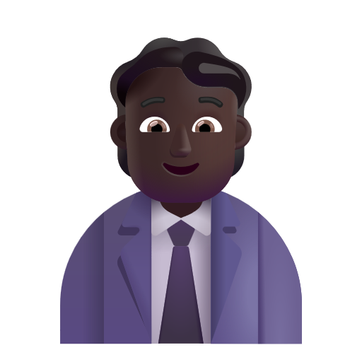 Employé De Bureau (Tous Genres): Peau Foncée