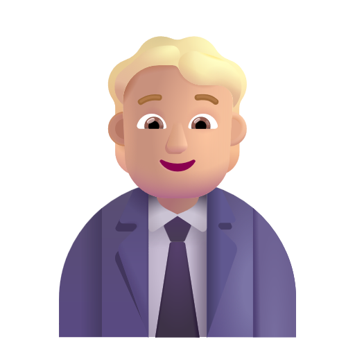 Employé De Bureau (Tous Genres): Peau Moyennement Claire