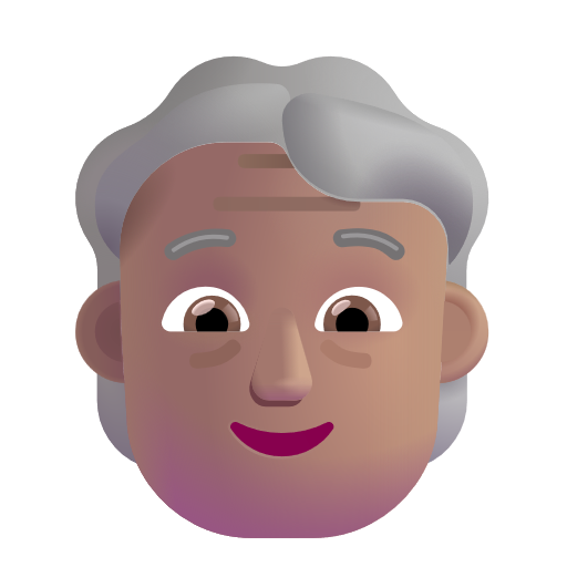 Personne Âgée: Peau Moyenne