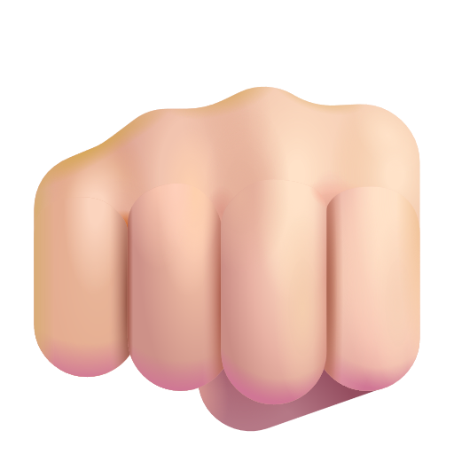 Poing De Face: Peau Claire