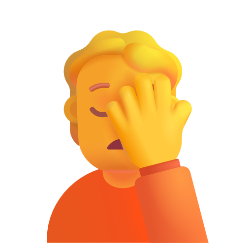 Personne Avec La Paume Sur Le Visage