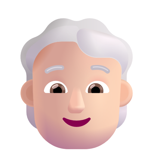 Personne: Peau Claire, Cheveux Blancs