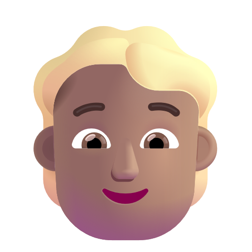 Personne: Peau Moyenne, Cheveux Blonds