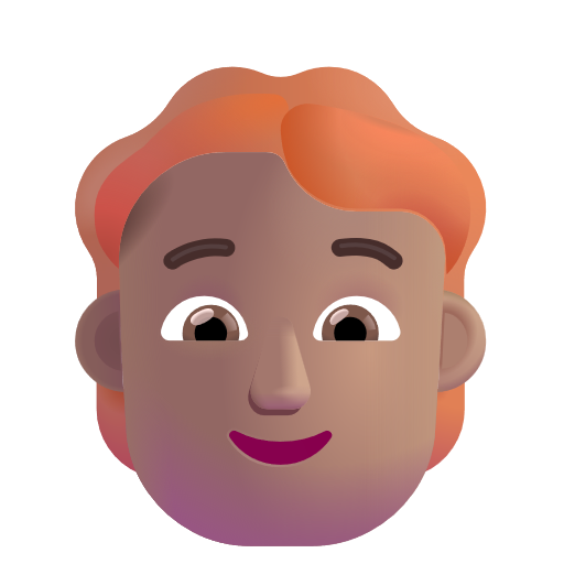 Personne: Peau Moyenne, Cheveux Roux