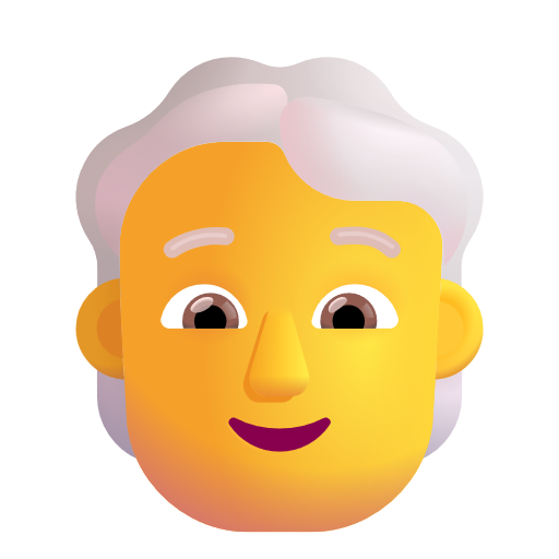 Personne: Cheveux Blancs
