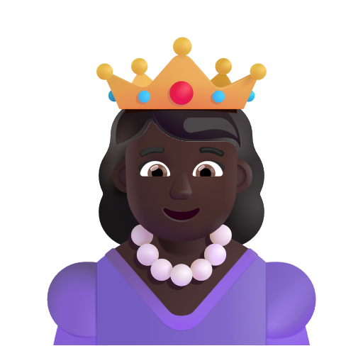 Princesse: Peau Foncée