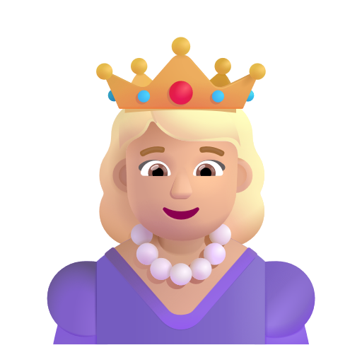 Princesse: Peau Moyennement Claire