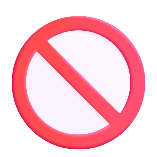 Symbole D’Interdiction Symbole D’Interdiction