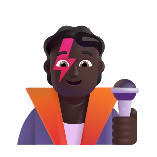 Chanteur: Peau Foncée
