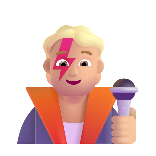 Chanteur: Peau Moyennement Claire