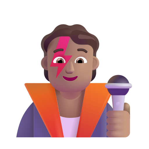 Chanteur: Peau Moyenne