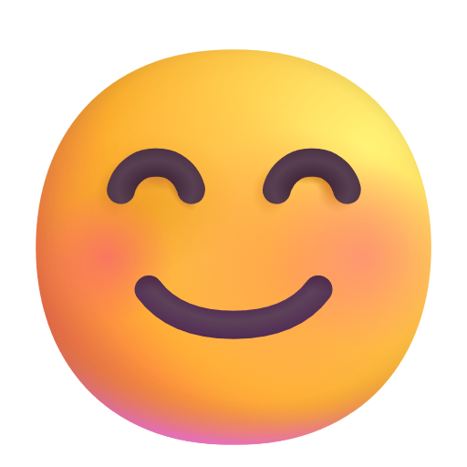 Visage Souriant Avec Yeux Rieurs