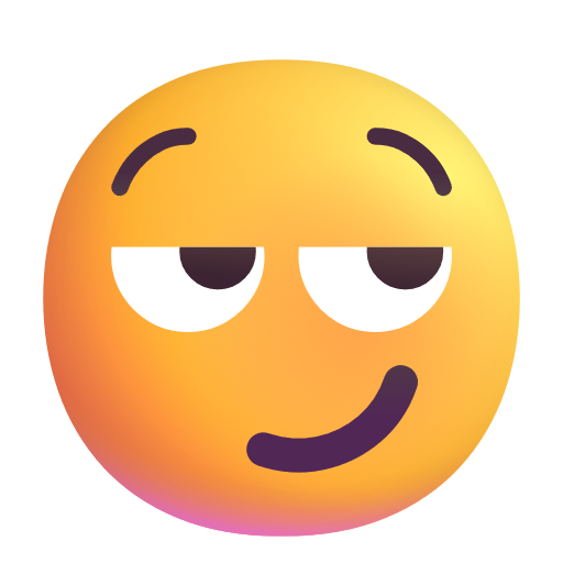Visage Avec Un Sourire Malin