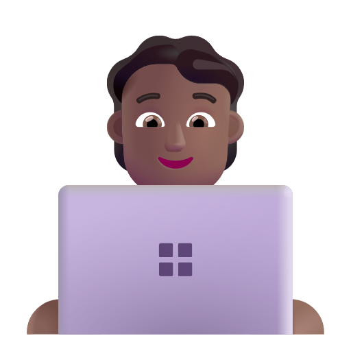 Informaticien (Tous Genres): Peau Moyennement Foncée