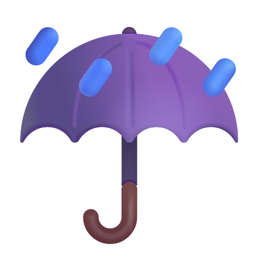 Parapluie Avec Gouttes De Pluie Parapluie Avec Gouttes De Pluie