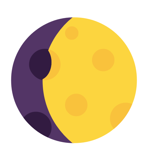 Lune Gibbeuse Croissante Lune Gibbeuse Croissante