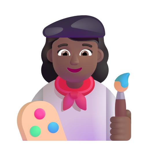 Artiste Femme: Peau Moyennement Foncée