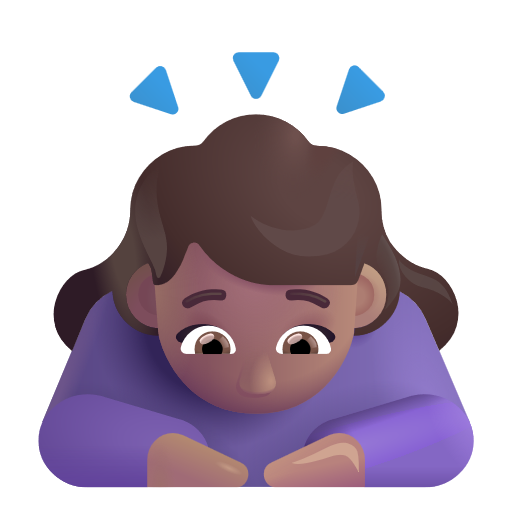 Femme Qui S’Incline: Peau Moyenne