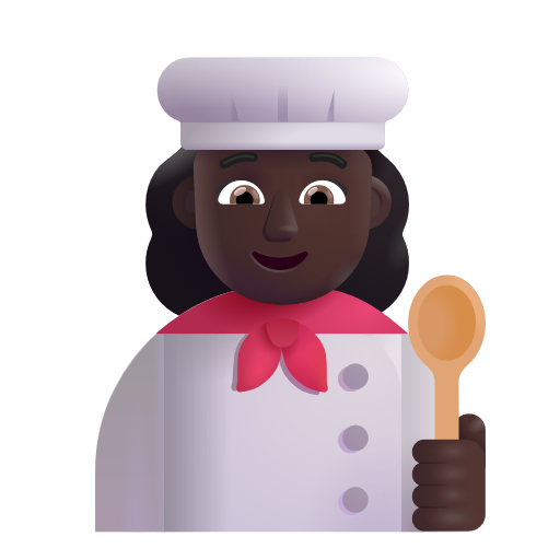 Cuisinière: Peau Foncée