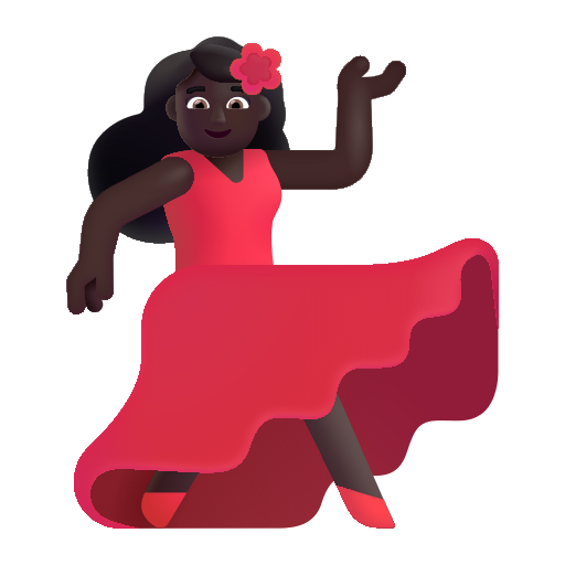 Danseuse: Peau Foncée