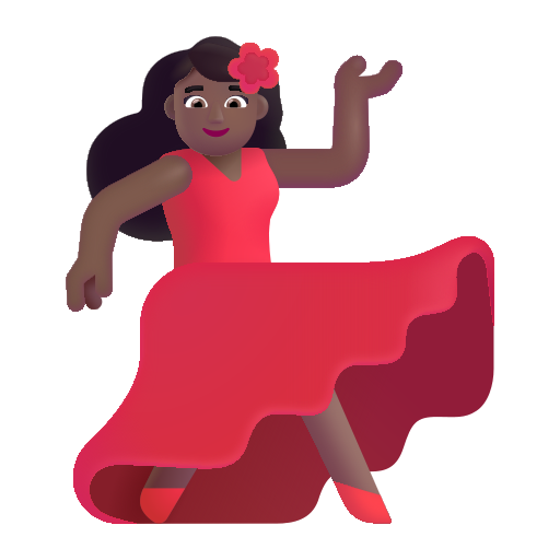 Danseuse: Peau Moyennement Foncée