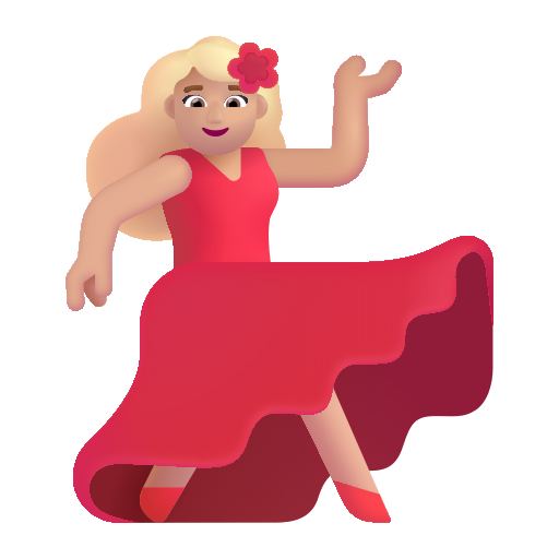Danseuse: Peau Moyennement Claire