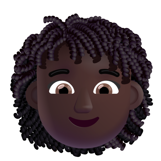 Femme: Peau Foncée, Cheveux Bouclés