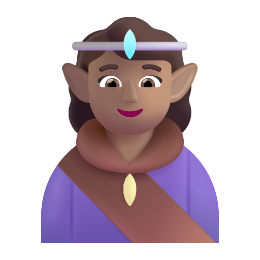 Elfe Femme: Peau Moyenne