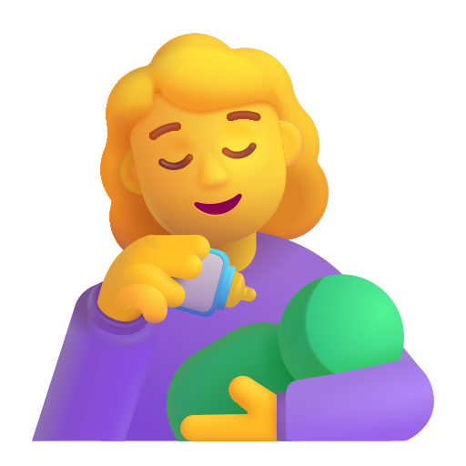 Femme Nourrissant Un Bébé