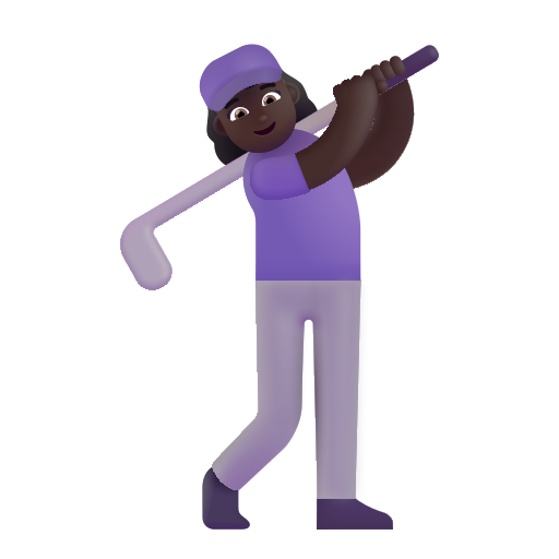 Golfeuse: Peau Foncée Golfeuse: Peau Foncée