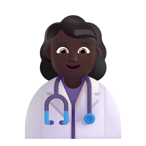 Professionnelle De La Santé: Peau Foncée