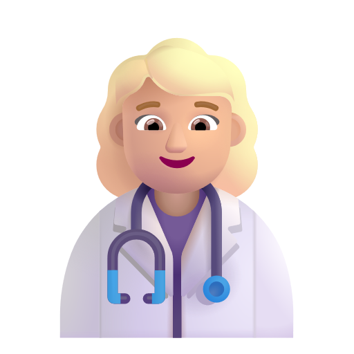 Professionnelle De La Santé: Peau Moyennement Claire