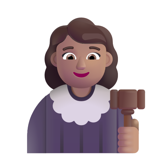 Juge Femme: Peau Moyenne