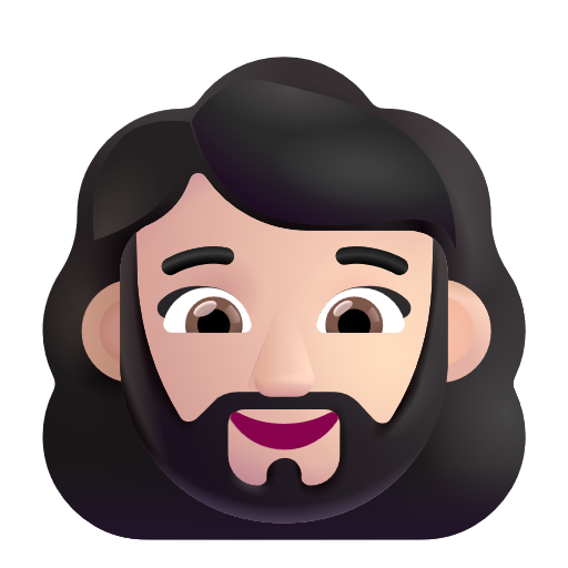 Femme: Peau Claire, Barbe