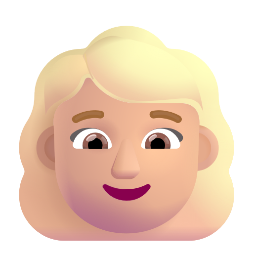 Femme: Peau Moyennement Claire, Cheveux Blonds