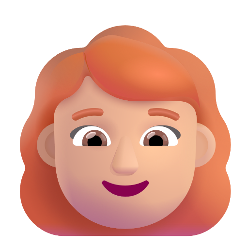 Femme: Peau Moyennement Claire, Cheveux Roux