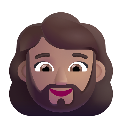 Femme: Peau Moyenne, Barbe