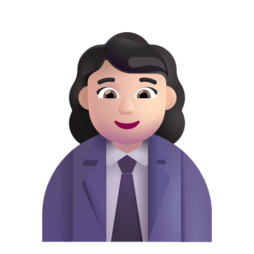 Employée De Bureau: Peau Claire
