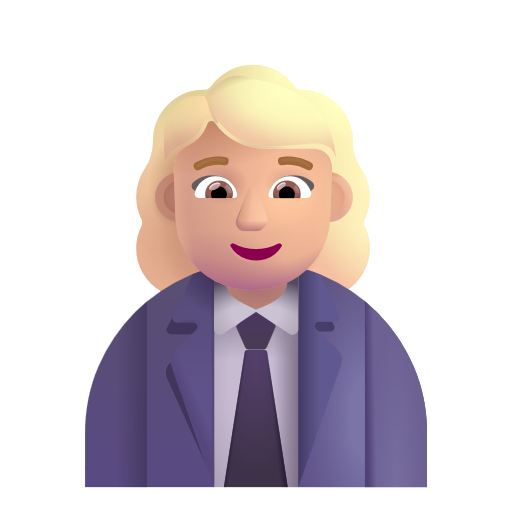 Employée De Bureau: Peau Moyennement Claire