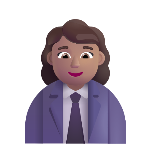 Employée De Bureau: Peau Moyenne